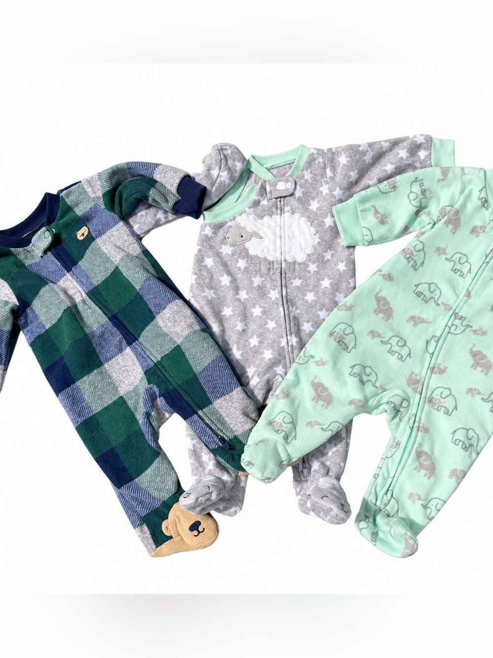 Carter’s & Simple Joys Cozy Baby Sleeper Bundle | 3 Footed Pajamas